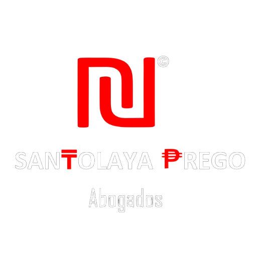 Santolaya Prego - Logo Blanco